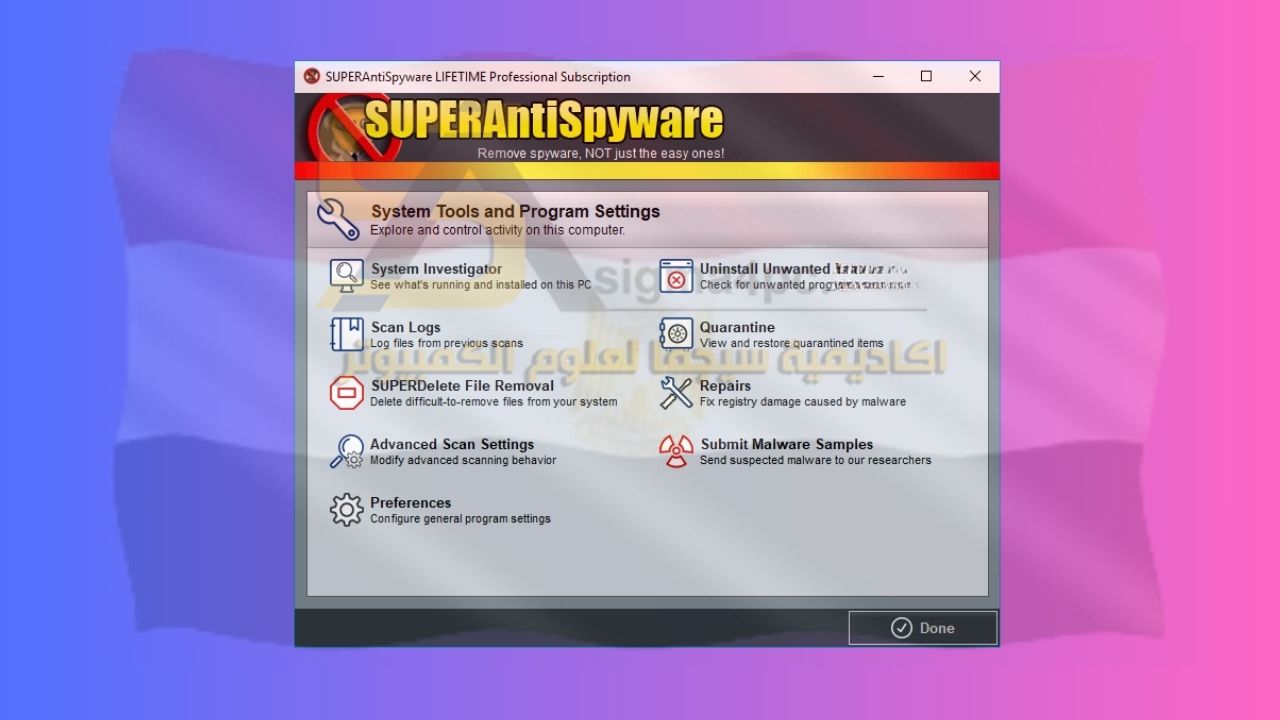 SUPERAntiSpyware Professional