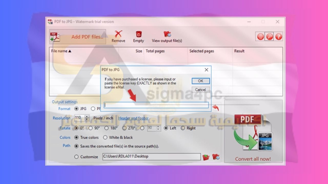 Convert PDF to Image