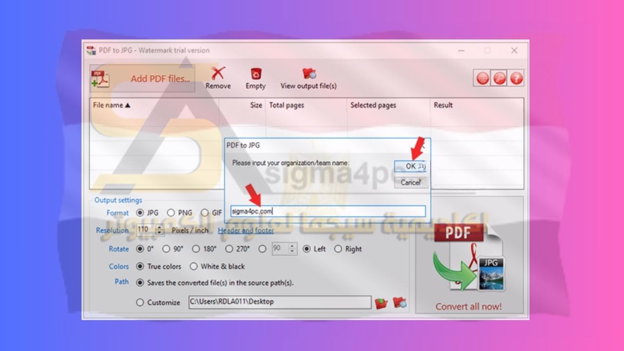 Convert PDF to Image