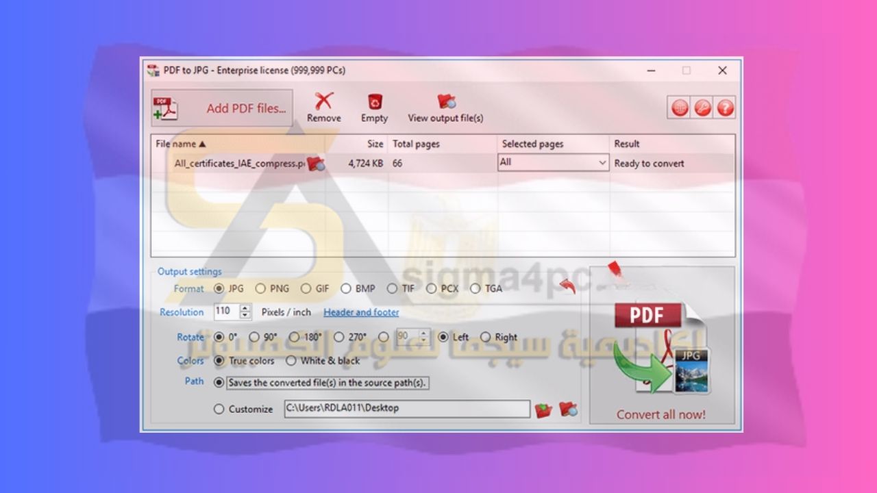 Convert PDF to Image