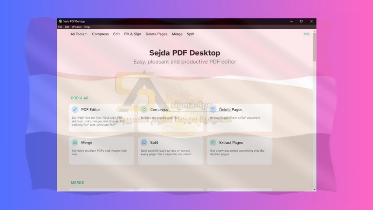 Download Sejda PDF Desktop